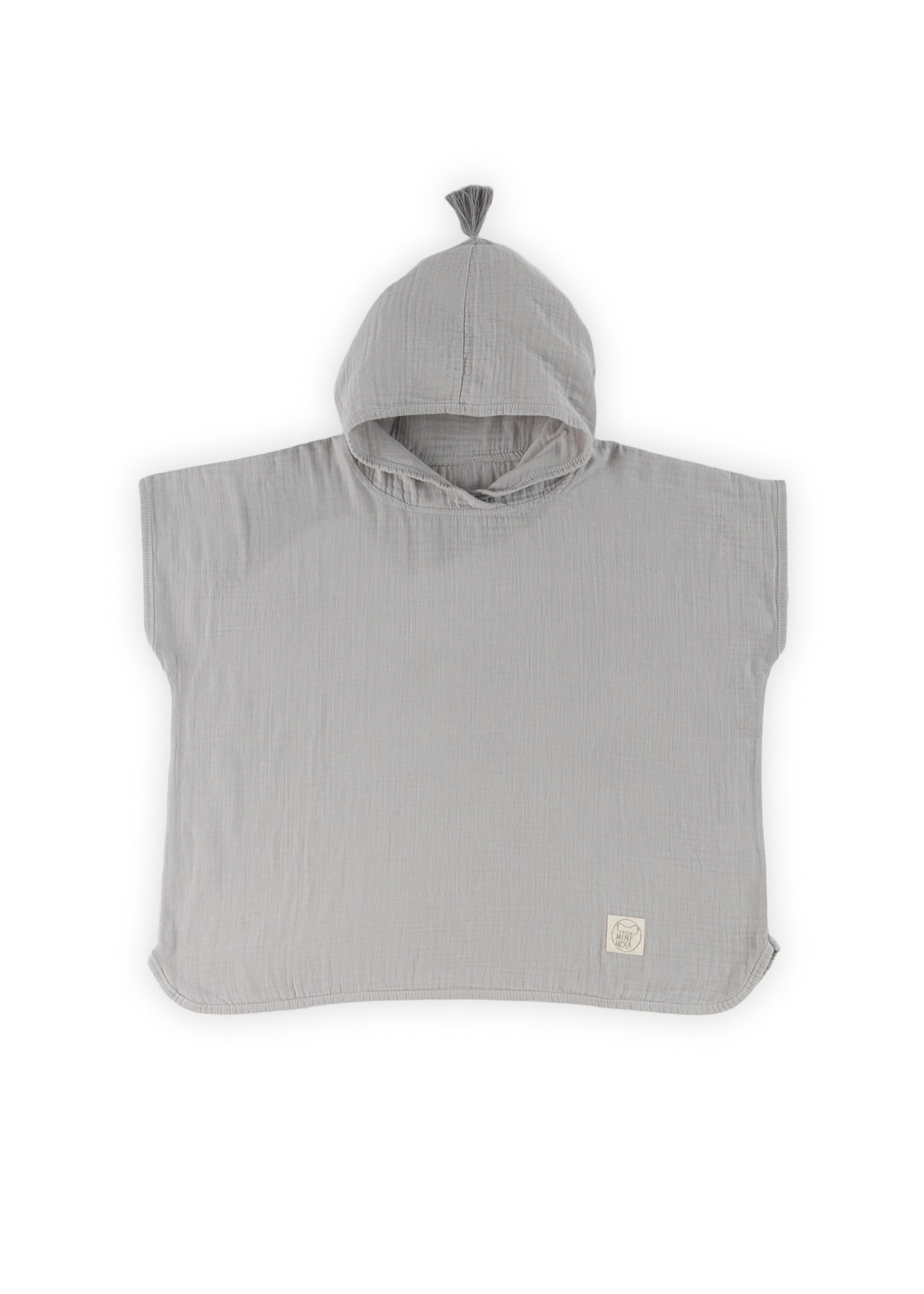 Muslin Poncho Grey