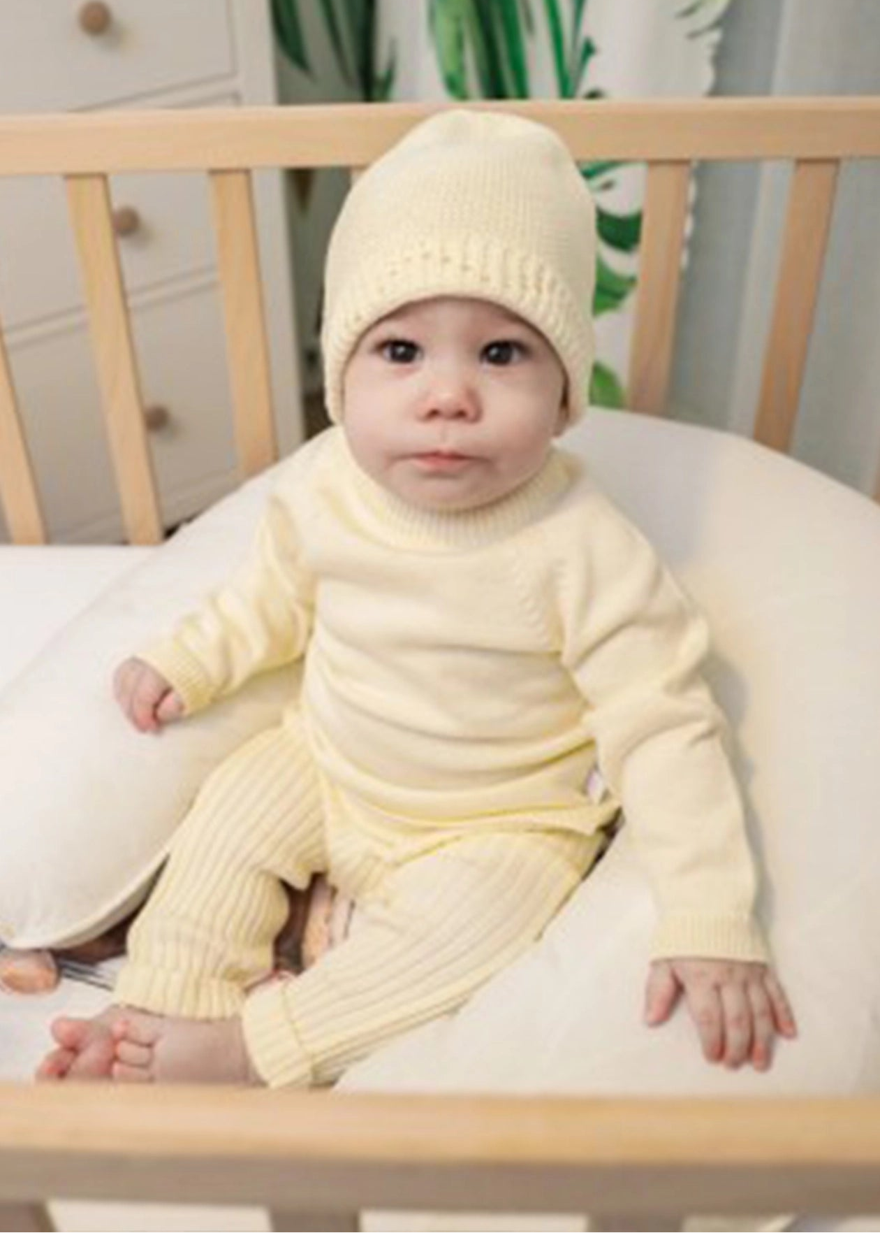 LouLou Pants & Cardigan Ecru