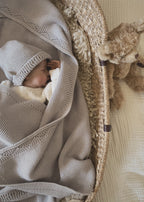 MiniLuna blanket & hat Grey