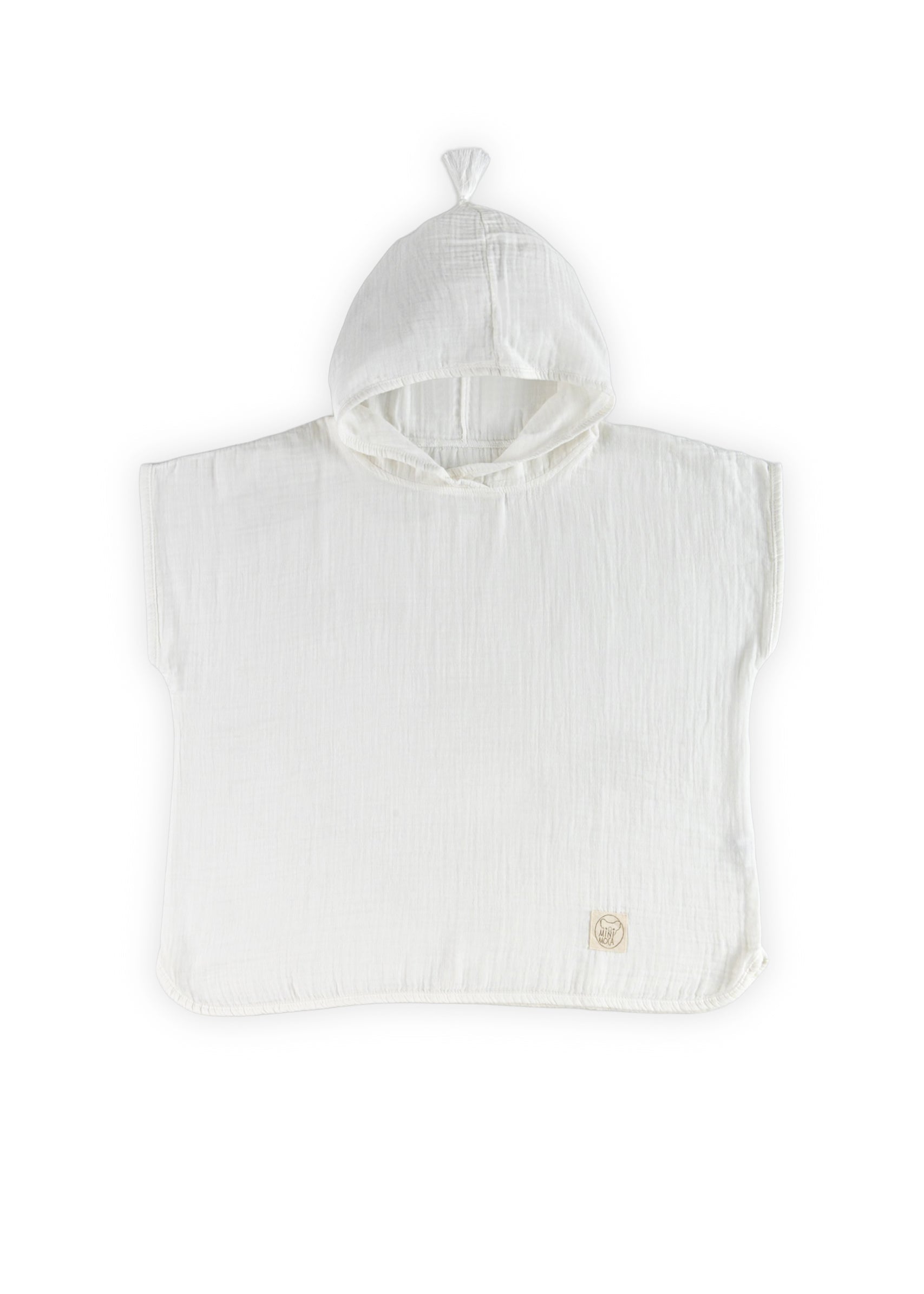 Muslin Poncho Ecru