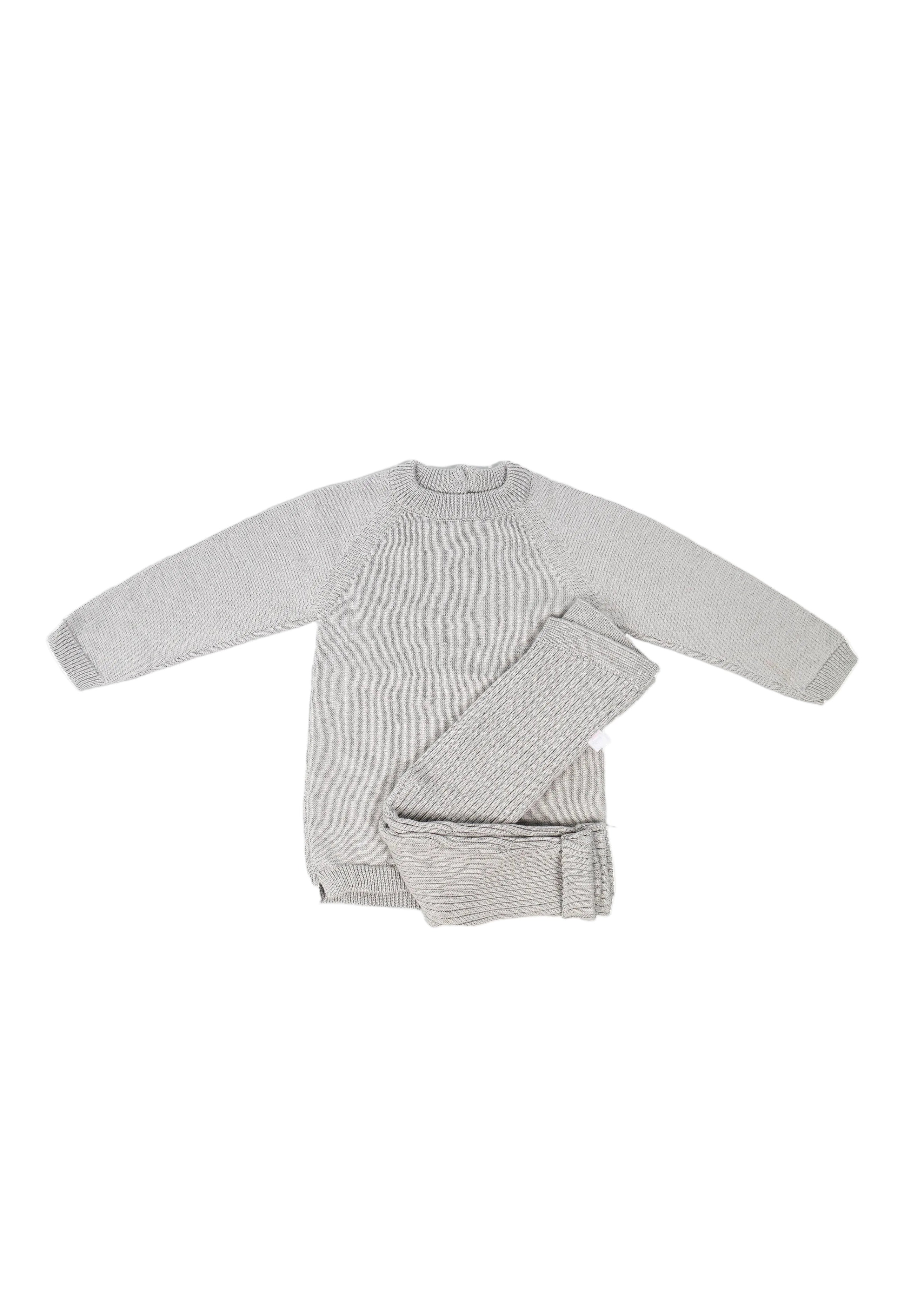 LouLou Pants & Cardigan Grey